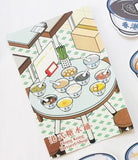 CHIILL Hong Kong Dessert Shop Post Card + Stickers Set 2 | CHIILL 港式糖水舖特色手信名信片+貼紙套裝 2