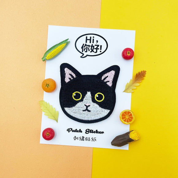 Embroidery Sticker - Benz Cat | 刺繡貼紙 - 賓士貓