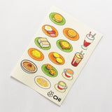 CHIILL Hong Kong Cha Chaan Teng Stickers |香港茶餐廳特色貼紙