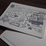 Letterpress Tools Postcard