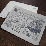 Letterpress Tools Postcard