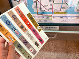 懷舊電車車票紙膠帶