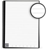 Rocketbook Smart Reusable Notebook: Core (Lined, Executive Size) | Rocketbook 雲端智慧可重用筆記簿: Core (行線, Executive Size )