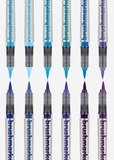 Brushmarker PRO Water-based Markers Set of 12 - Sky Colours