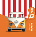 TinyQ Uno-Series 16 - Volkswagen T1 Transporter (Amber)