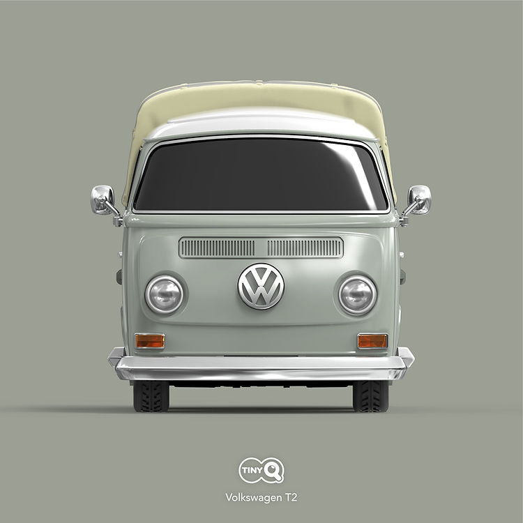 TinyQ Uno-Series 17 - Volkswagen T2 Pickup Truck (Light Gray