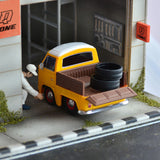 TinyQ Uno-Series 17 - Volkswagen T2 Pickup Truck (Rallye Yellow)