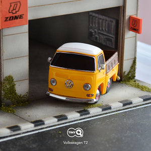 TinyQ Uno-Series 17 - Volkswagen T2 Pickup Truck (Rallye Yellow)