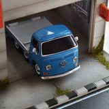 TinyQ Uno-Series 18 - Volkswagen T2 Flatbed Truck (Dove Blue)