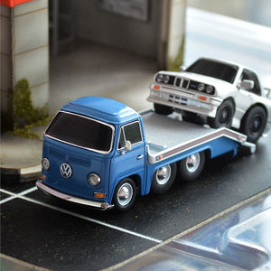 TinyQ Uno-Series 18 - Volkswagen T2 Flatbed Truck (Dove Blue)