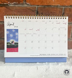 Little Half Desk Calendar 2026 - As the fishbowl tenderly turning clear | 小半座枱月曆 2026 - 漸漸清澈的魚缸