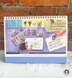 Little Half Desk Calendar 2026 - As the fishbowl tenderly turning clear | 小半座枱月曆 2026 - 漸漸清澈的魚缸