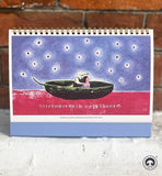 Little Half Desk Calendar 2026 - As the fishbowl tenderly turning clear | 小半座枱月曆 2026 - 漸漸清澈的魚缸