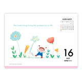 2027 Day by Day Desk Calendar 桌曆 // Tiny Things Appreciation Club 欣賞小事物同好會