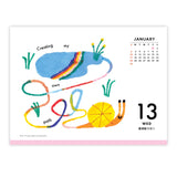 2027 Day by Day Desk Calendar 桌曆 // Tiny Things Appreciation Club 欣賞小事物同好會