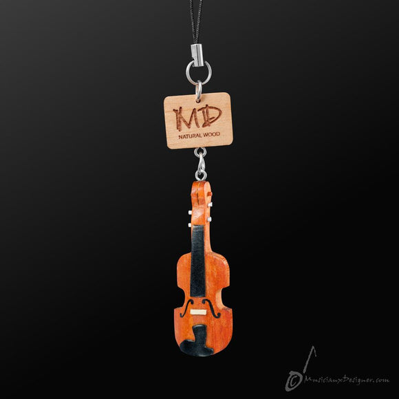 Music Wooden Strap - Violin | 原木吊飾 - 小提琴