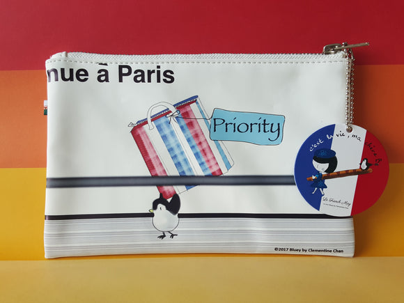 Pipi in Paris Pouch | 藍藍法國風收納小包 - Pipi in Paris Pouch