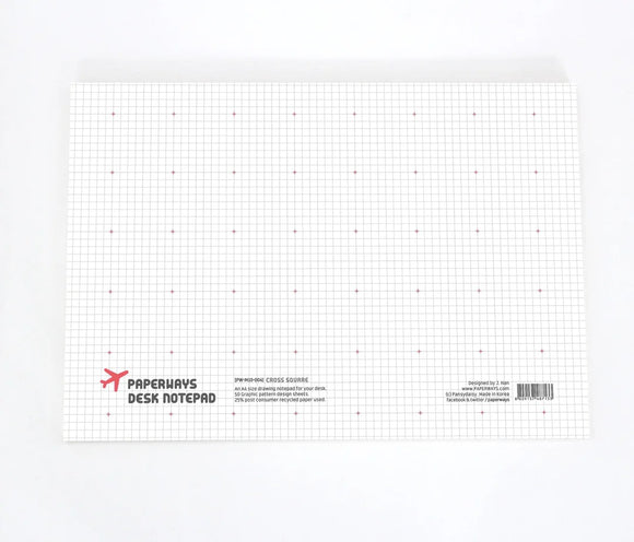 A4 Desk Notepad - Cross Square