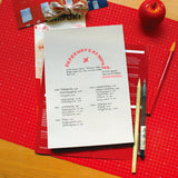 A5 Desk Notepad - Cross Square