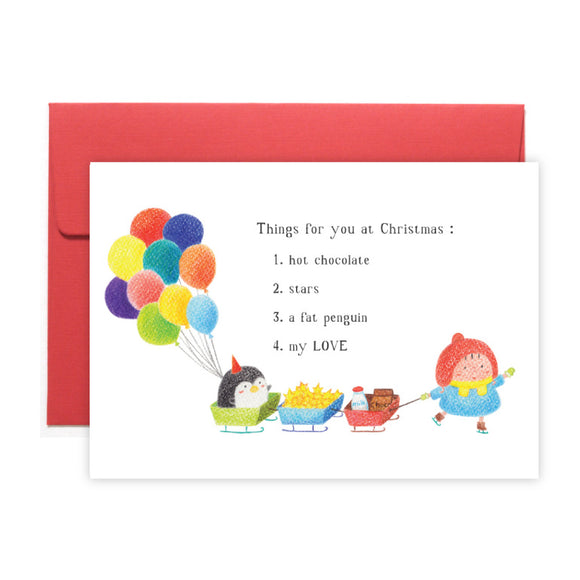 Things for you Christmas Card 為你準備的聖誕卡