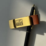 【Brass bookmark | 金屬書籤夾】Dream bigger