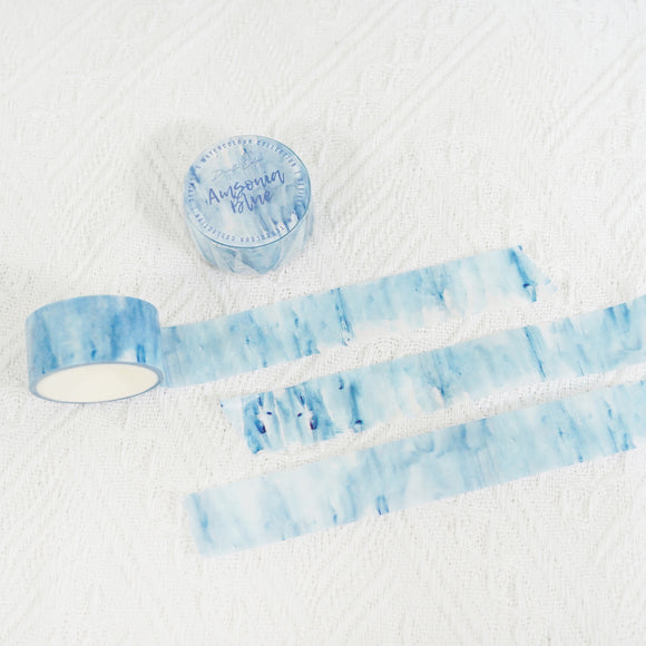【Amsonia Blue 藍星水甘草】Watercolour Blessing Washi Decorative Masking Tape (Copy) (Copy) (Copy) (Copy) (Copy)