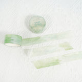 【Sage Green 綠鼠尾草】Watercolour Blessing Washi Decorative Masking Tape