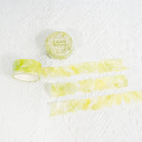 【Lemon Grass 青檸檬草】Watercolour Blessing Washi Decorative Masking Tape