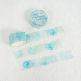 【Hydrangea Cyan 青繡球花】Watercolour Blessing Washi Decorative Masking Tape (Copy) (Copy)