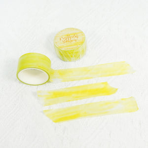 【Daffodil Yellow 黃洋水仙】Watercolour Blessing Washi Decorative Masking Tape