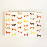 A6 Postcard - Sausage Dog Pattern | A6 明信片 - 腸仔狗