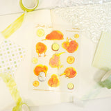A6 PET Sticker Sheet - Kiwi Bird | A6防水PET白墨貼紙 - 奇異鳥