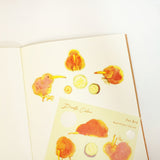 A6 Washi Sticker Sheet - Kiwi Bird | A6和紙貼紙 - 奇異鳥