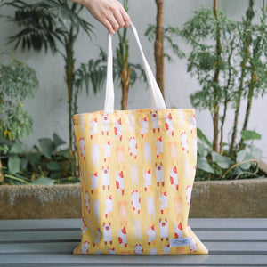 Tote Bag - Yellow Long Cat