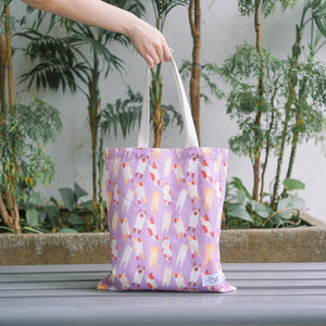 Tote Bag - Purple Long Cat