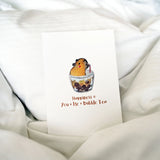 A6 Postcard - Capybara HK Food Happiness is you and me and bubble Tea