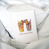 A6 Postcard - Capybara HK Food You’re my cup of tea