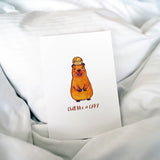 A6 Postcard - Capybara HK Food Chill like a capy