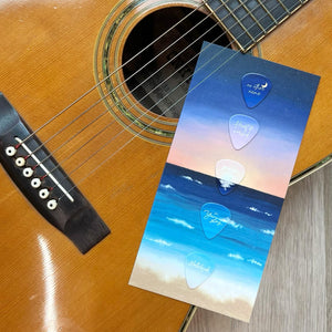 Card - Guitar Pick - Morning to Night