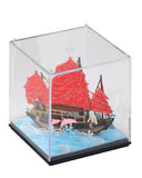 FingerART Paper Art Model with Plastic Box - Hong Kong Junk | FingerART紙藝模型連展示盒 - 香港帆船