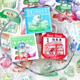 Acrylic fridge magnet - Panda HK Taxi