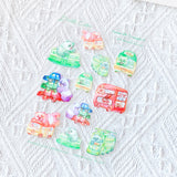 A6 PET Sticker Sheet - Panda HK Transport | A6防水PET白墨貼紙 -  彩虹熊貓香港交通