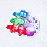 Waterproof vinyl sticker - Panda HK Taxi