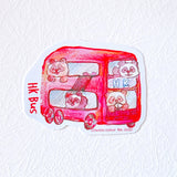 Waterproof vinyl sticker - Panda HK Bus