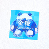 Waterproof vinyl sticker - Rainbow Panda Admiralty
