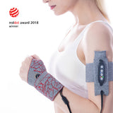 KnitWarm Wrap 織暖護帶 + 5V2A Power Bank (Pattern款式: Diagonal (Blue藍/Grey灰)
