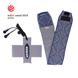 KnitWarm Wrap 織暖護帶 + 5V2A Power Bank (Pattern款式: Diagonal (Blue藍/Grey灰)
