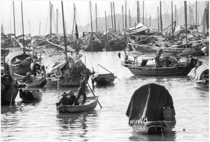 "Life in Hong Kong in 1969" Postcard - Marine Activity in Cheung Chau