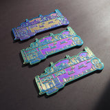 Hong Kong Skyline Magnet (Rainbow Iridescent)