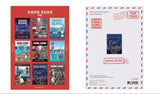 Stamp stickers Hong Kong 01 (Set of 9)